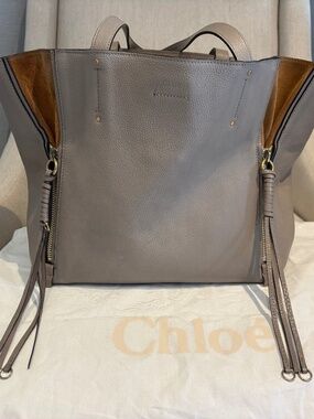 Chloe Milo Medium Tote Smooth Bag
